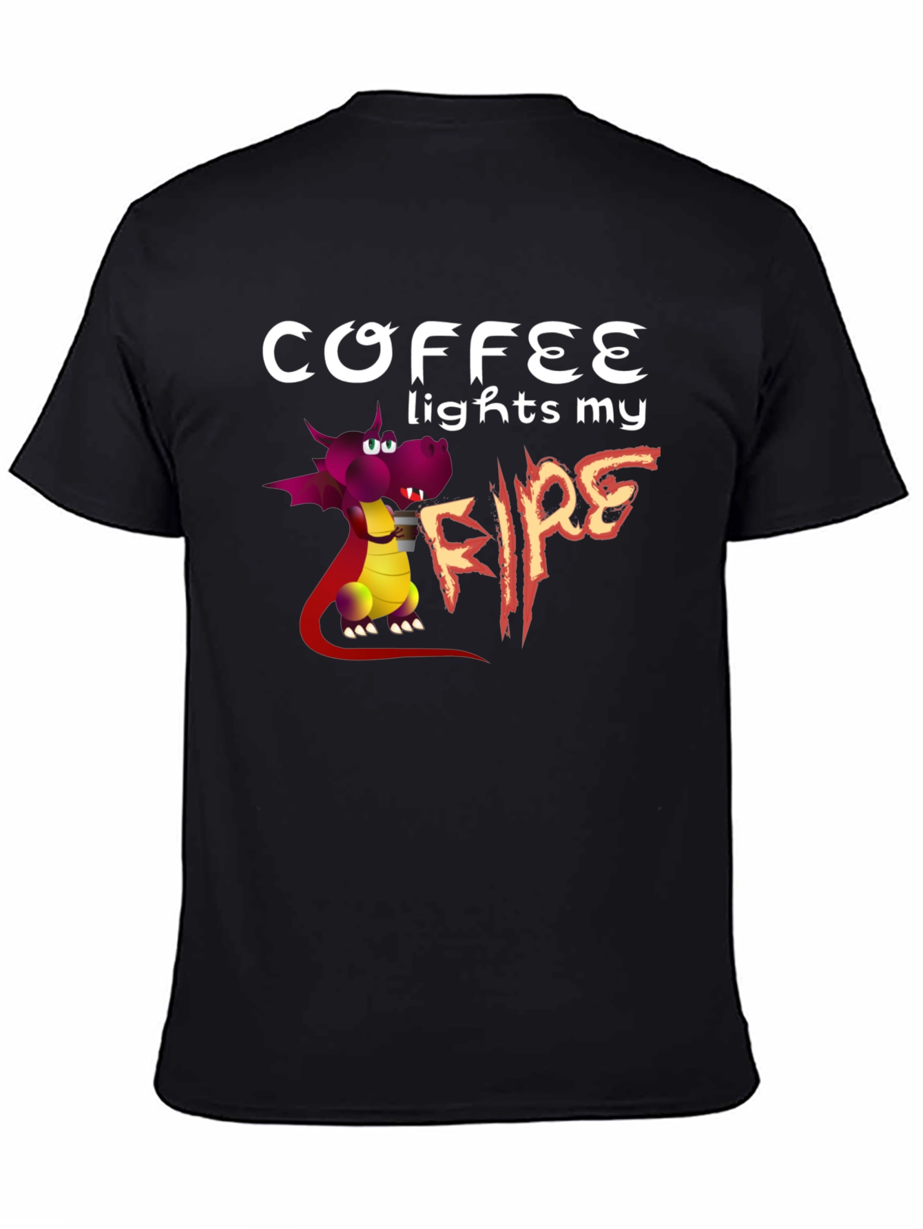 Coffee Lights My Fire Graphic T-Shirt