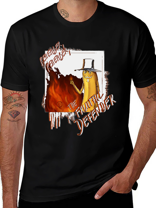 Remember! Fruitful Defender Black Graphic Tee