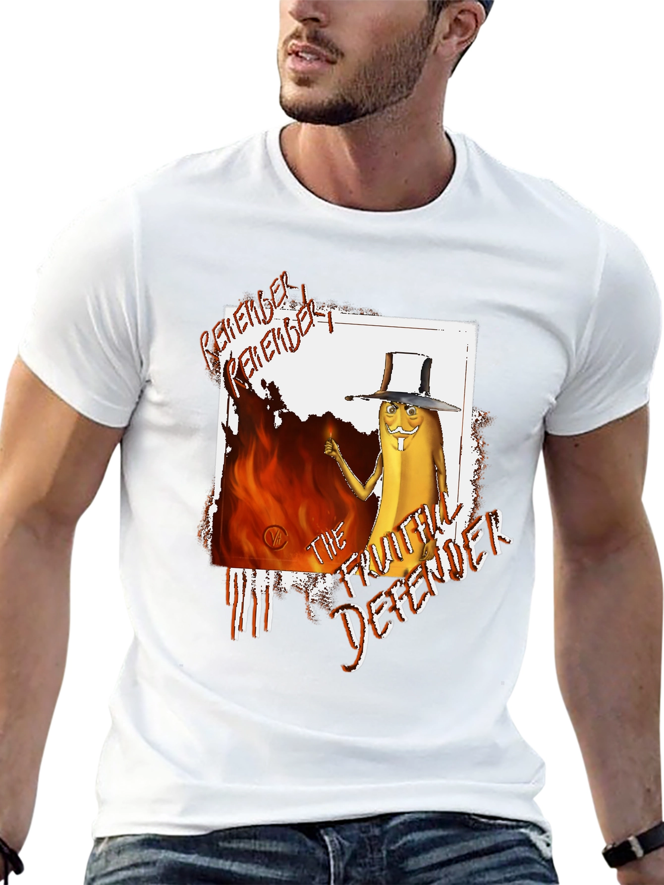Remember! Fruitful Defender Black Graphic Tee