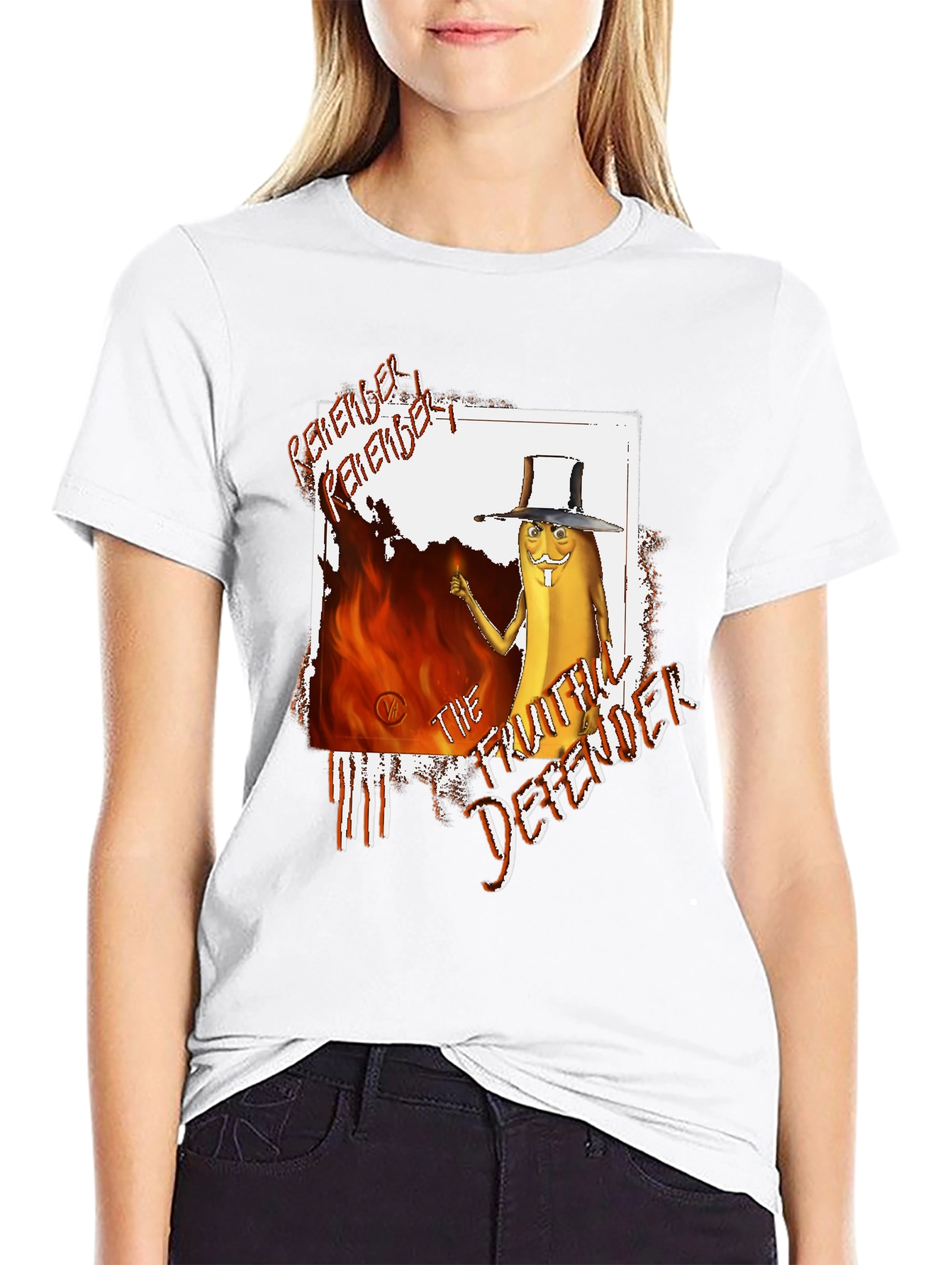 Remember! Fruitful Defender Black Graphic Tee