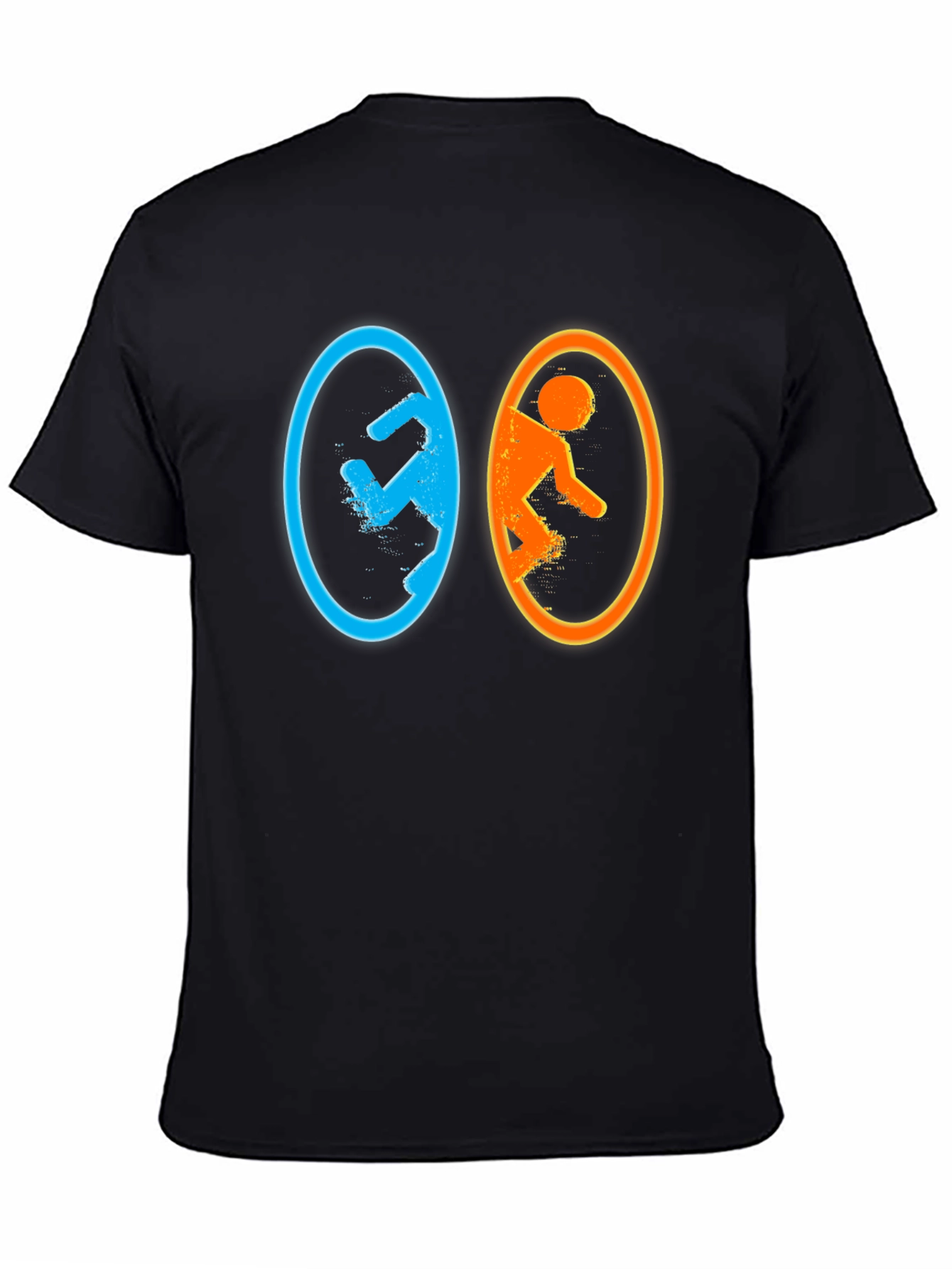 Portal Game Black Graphic Tee