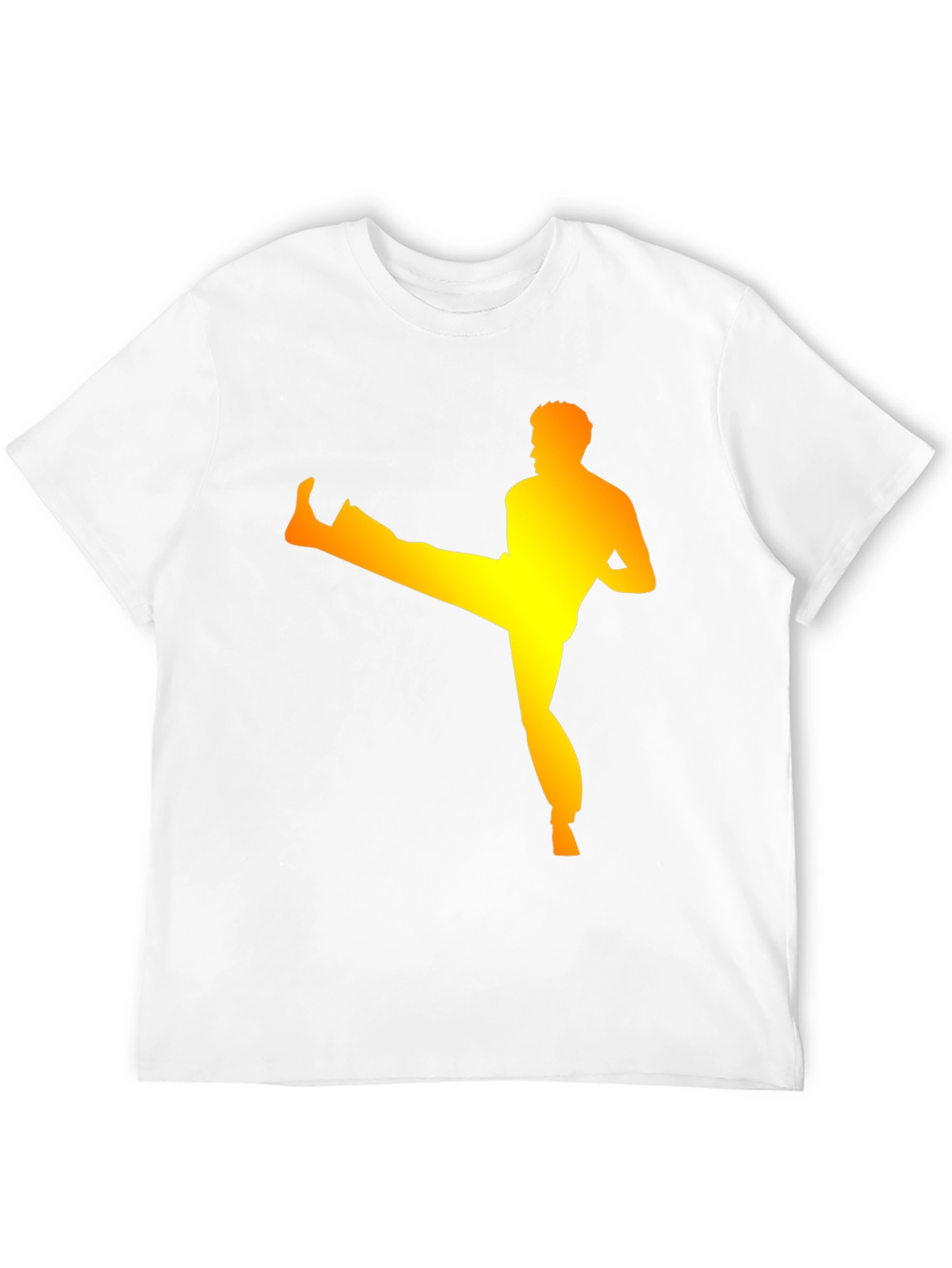 Karate Kick Graphic T-Shirt - Black