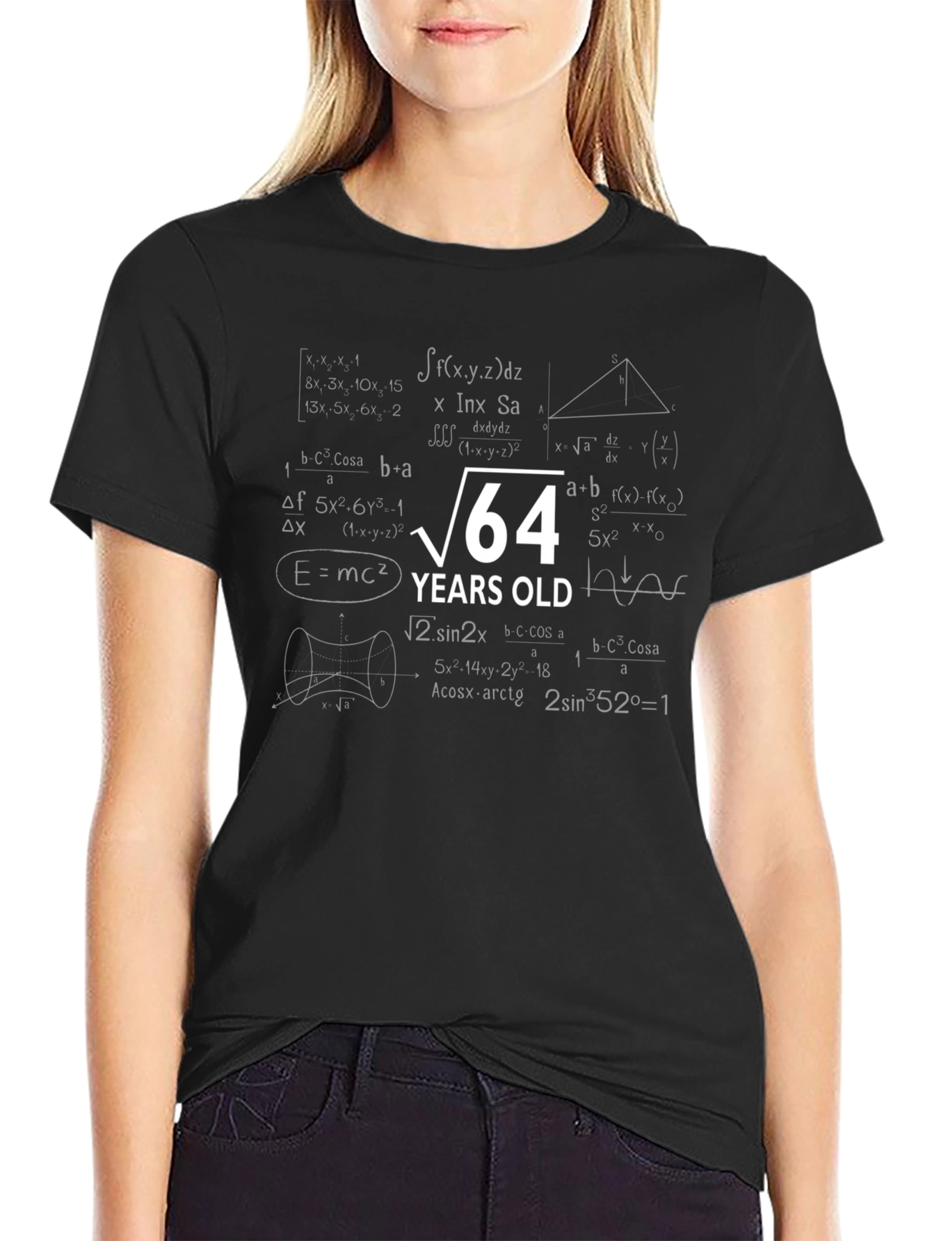Funny 64 Years Old Math Formula T-Shirt