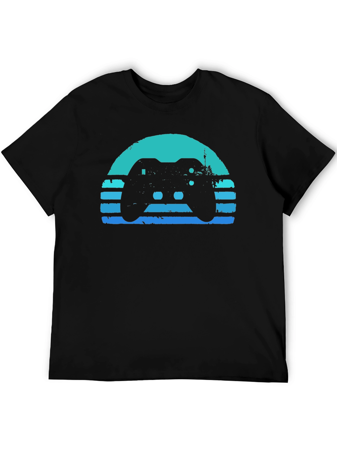 Retro Gamer T-Shirt - Black Console Design