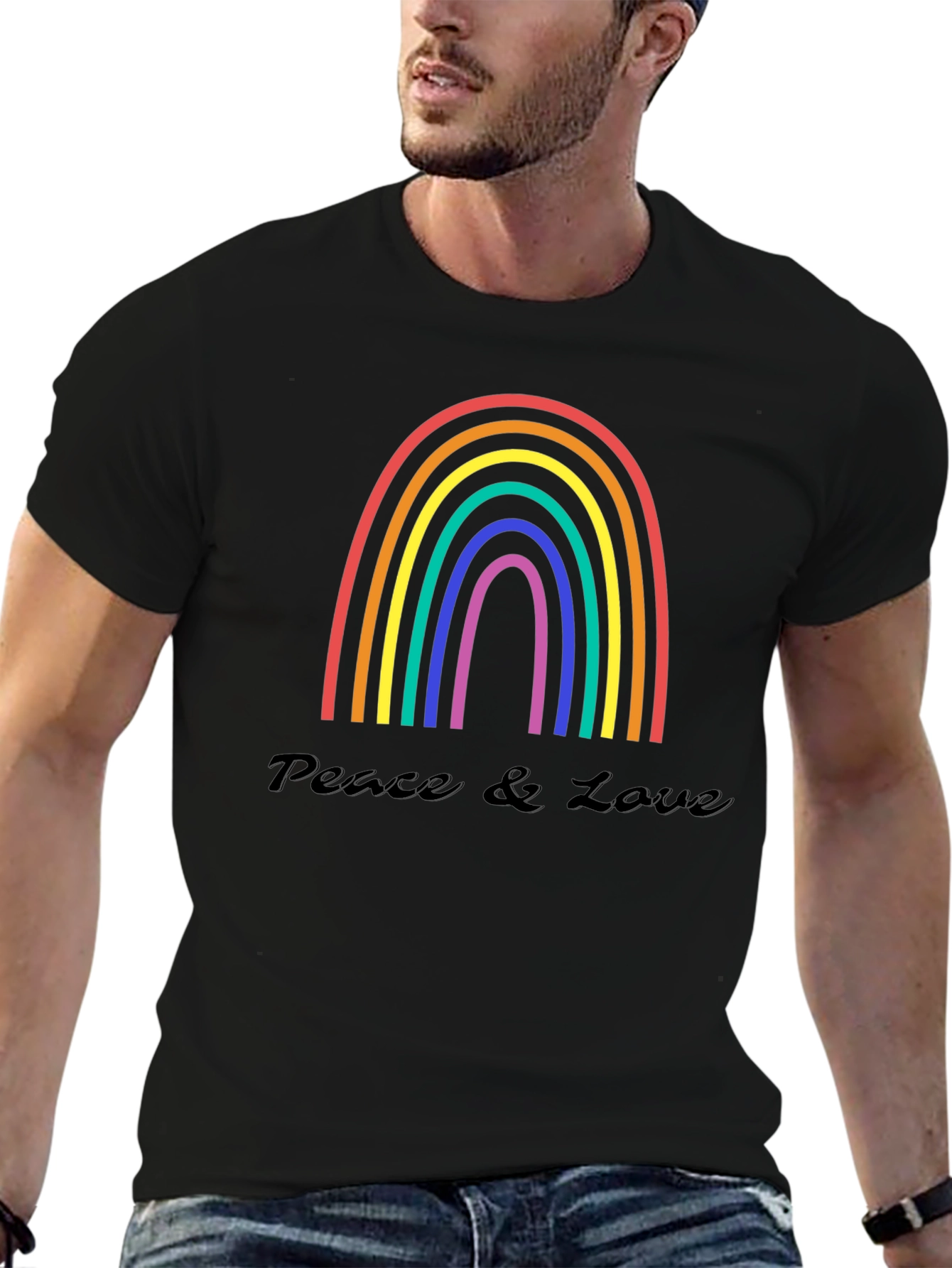 Peace & Love Rainbow T-Shirt