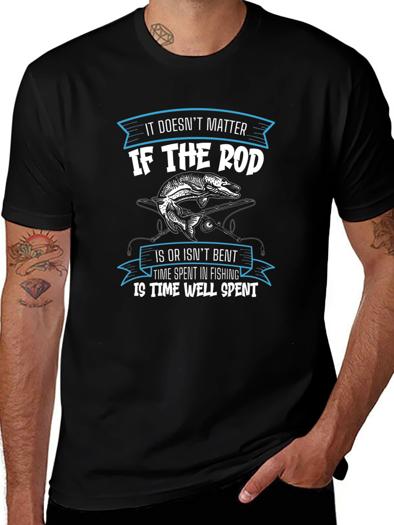 Fishing T-Shirt - Time Well Spent