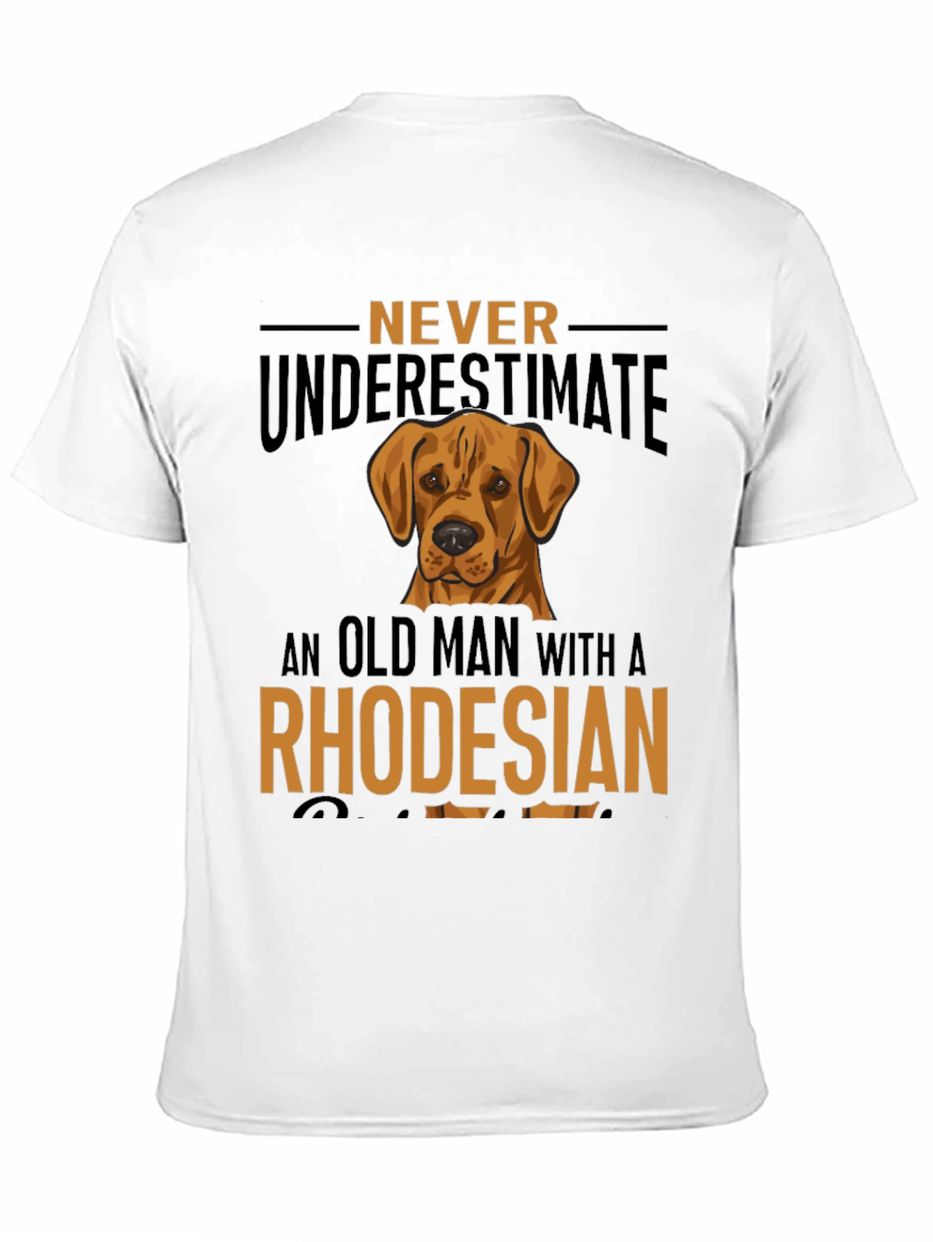 Rhodesian Ridgeback Old Man T-Shirt