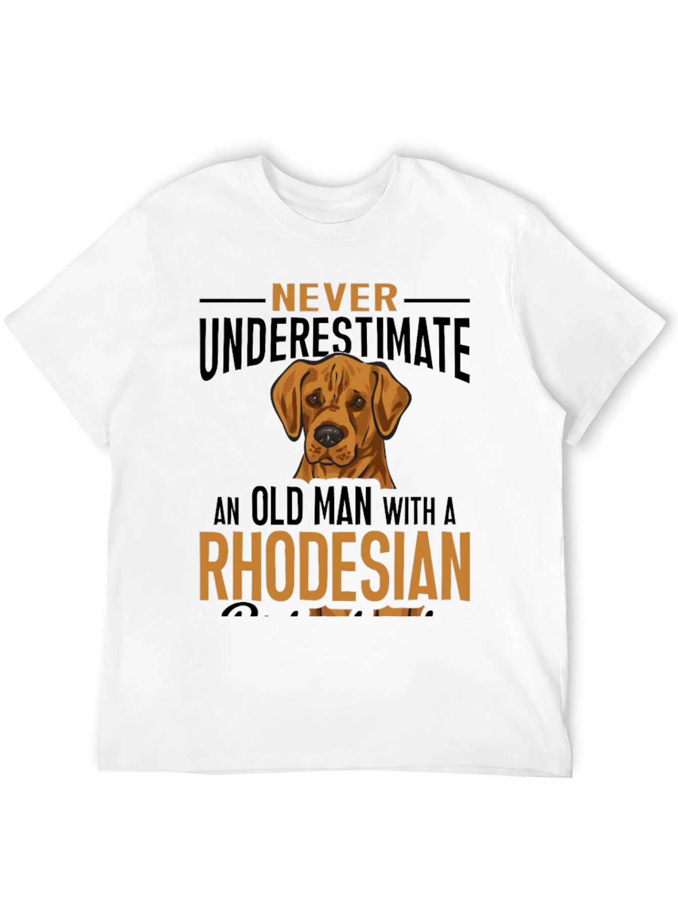 Rhodesian Ridgeback Old Man T-Shirt