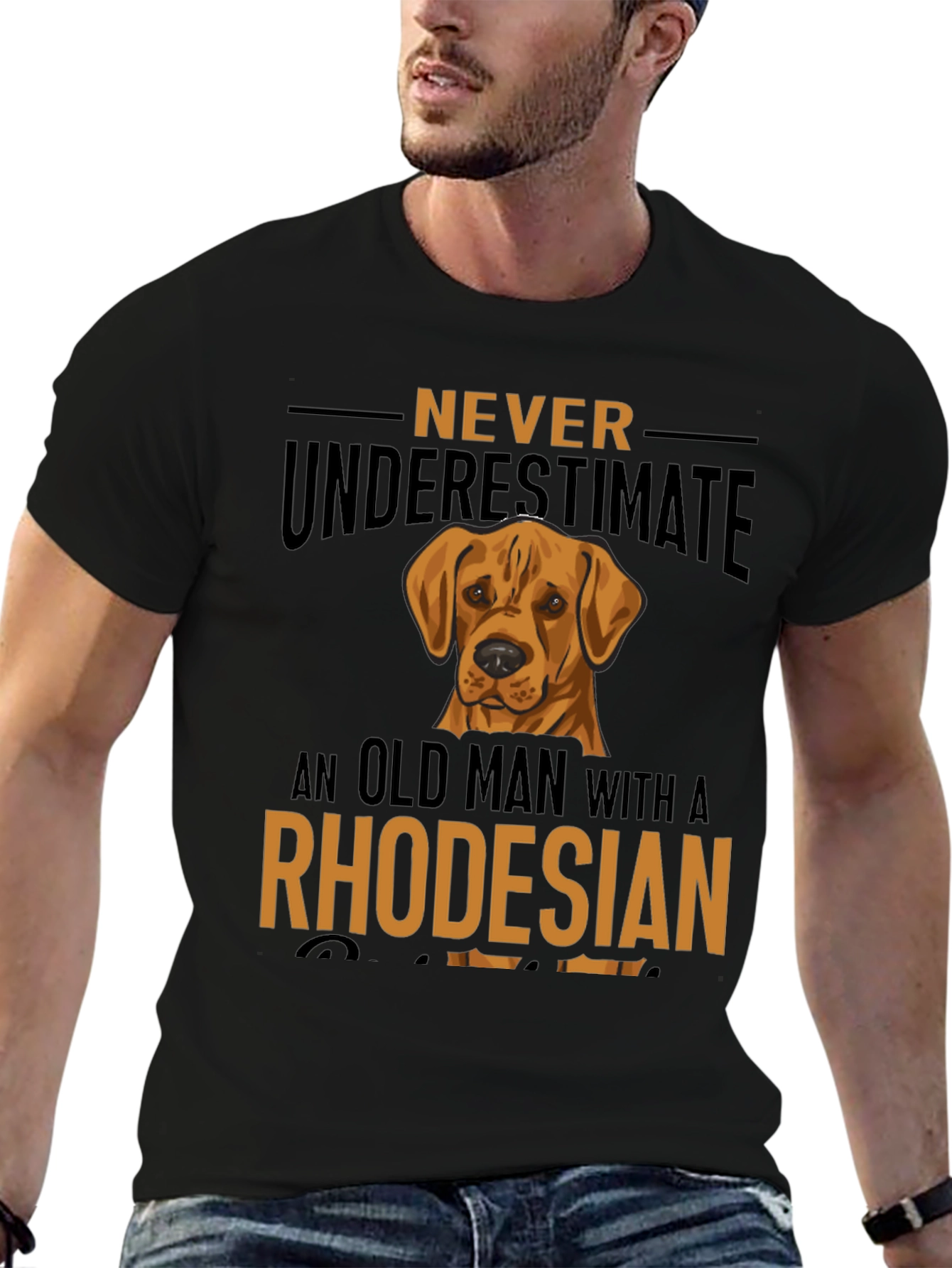 Rhodesian Ridgeback Old Man T-Shirt