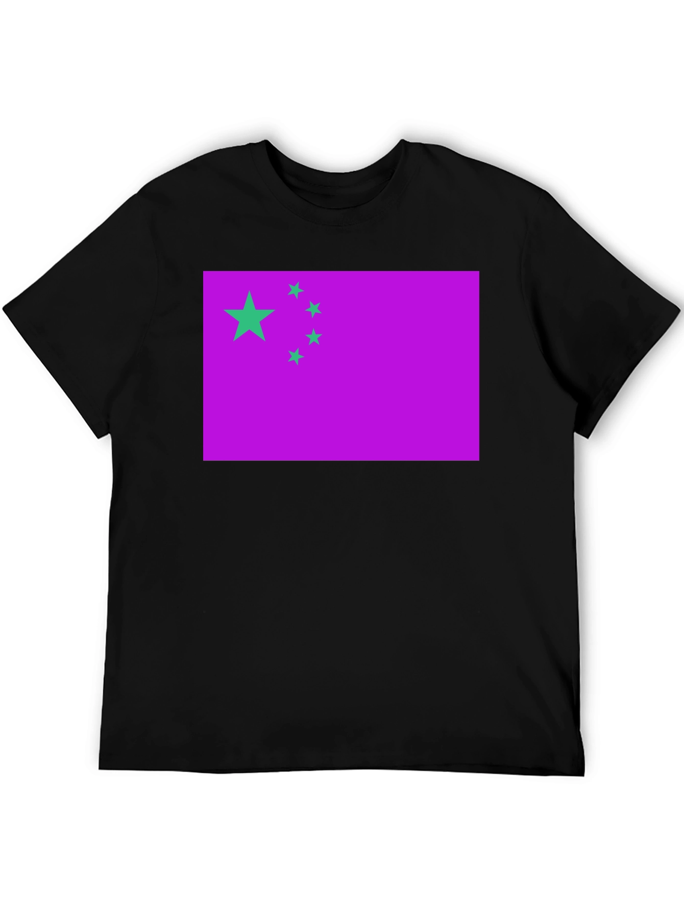 Novelty Flag Graphic Tee - Stylish Statement Shirt