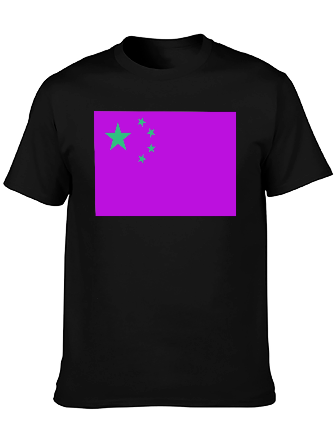 Novelty Flag Graphic Tee - Stylish Statement Shirt