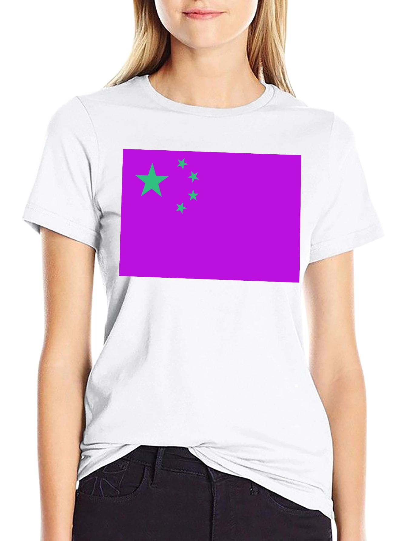 Novelty Flag Graphic Tee - Stylish Statement Shirt