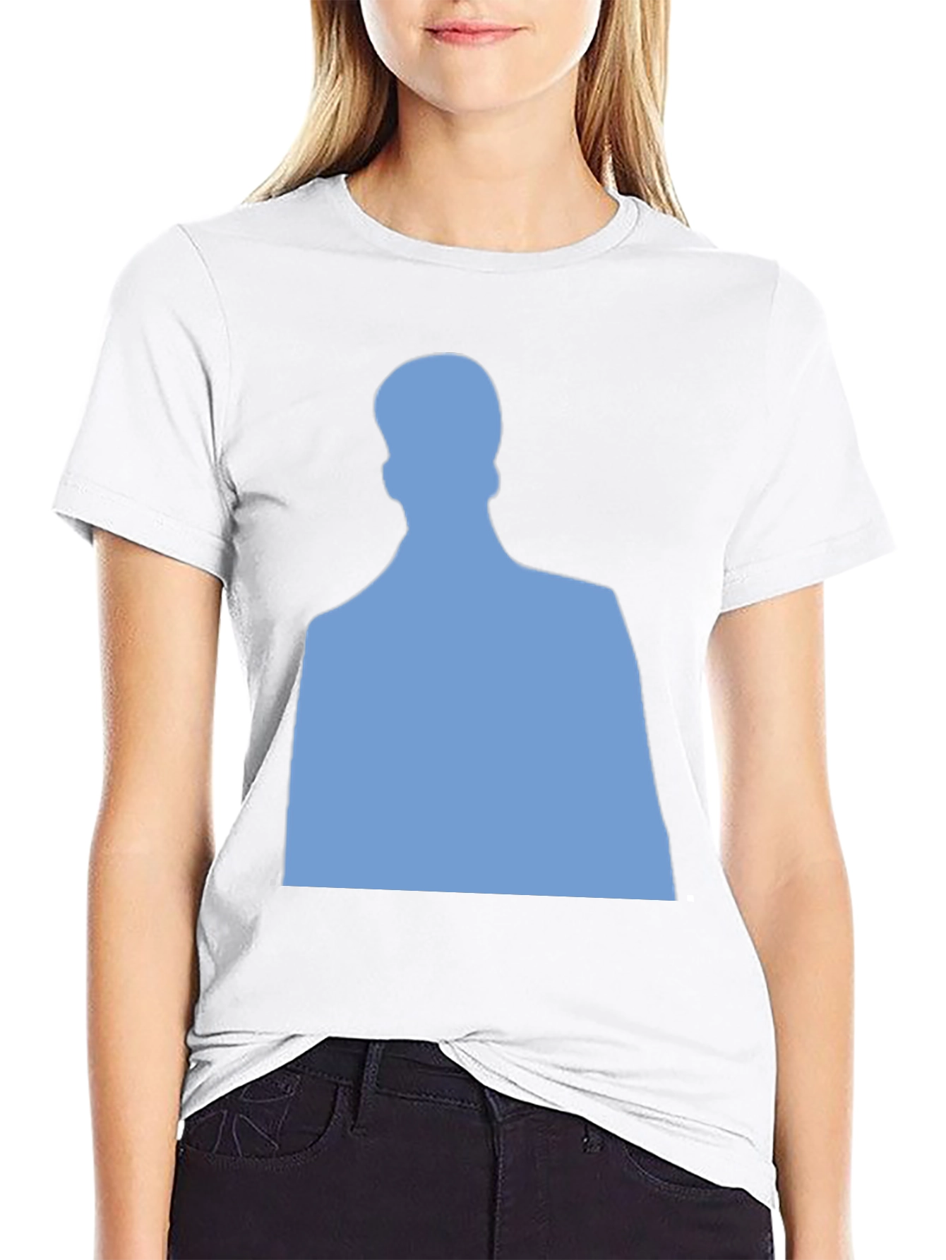Silhouette Graphic Tee - Casual Black T-Shirt
