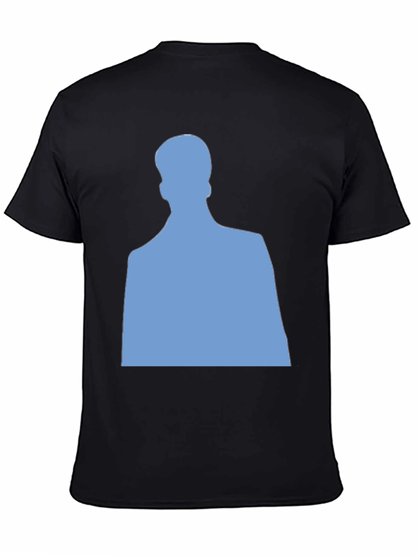 Silhouette Graphic Tee - Casual Black T-Shirt