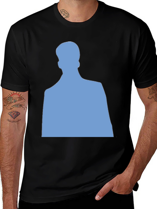 Silhouette Graphic Tee - Casual Black T-Shirt