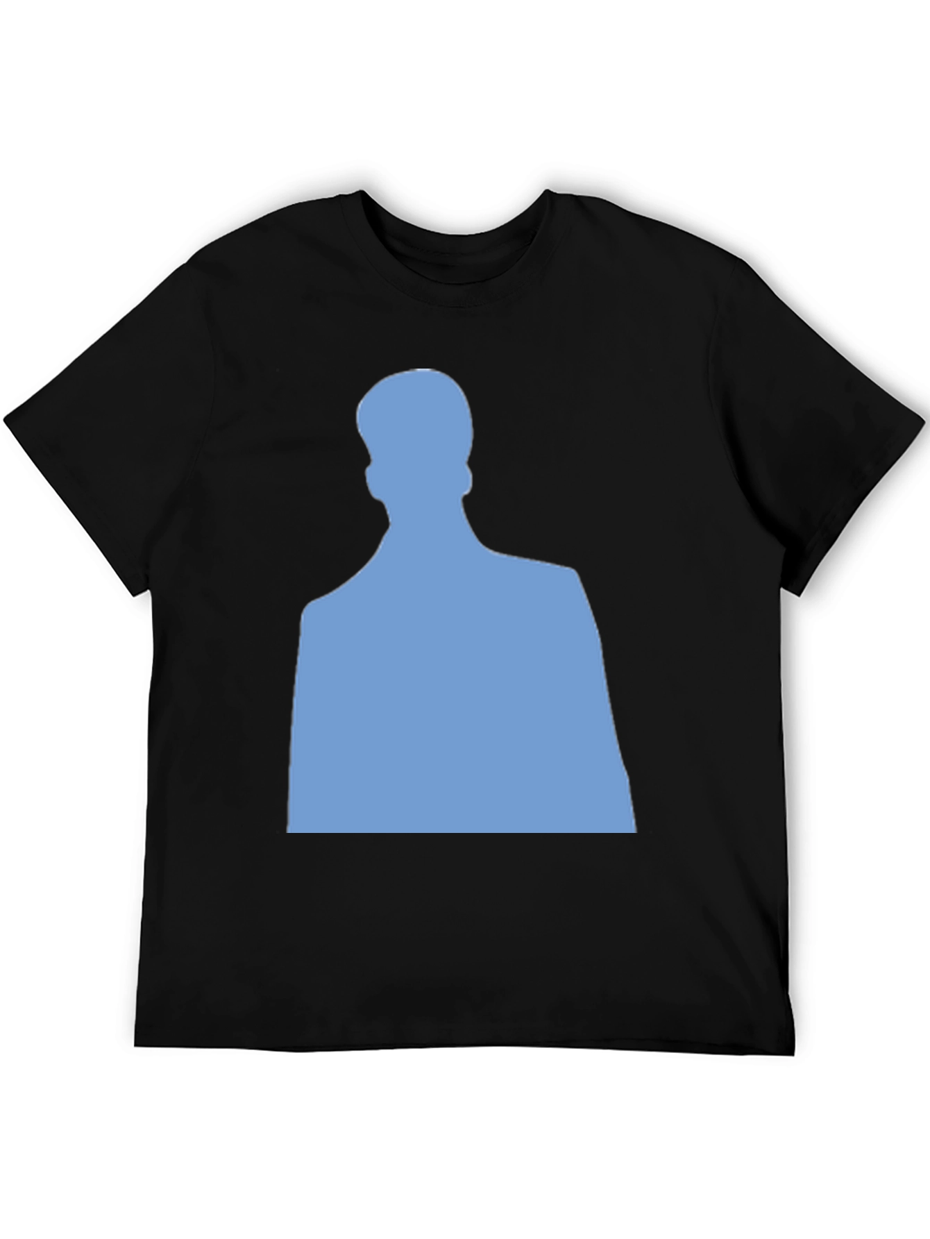 Silhouette Graphic Tee - Casual Black T-Shirt