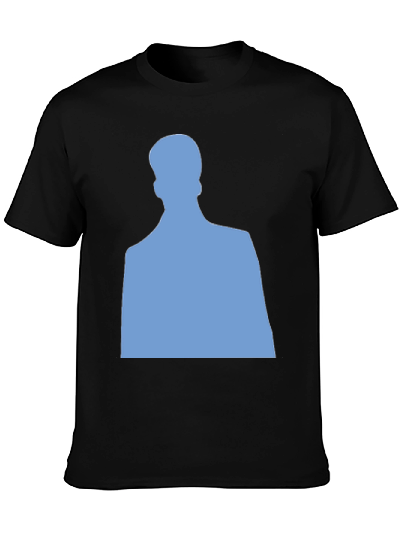 Silhouette Graphic Tee - Casual Black T-Shirt