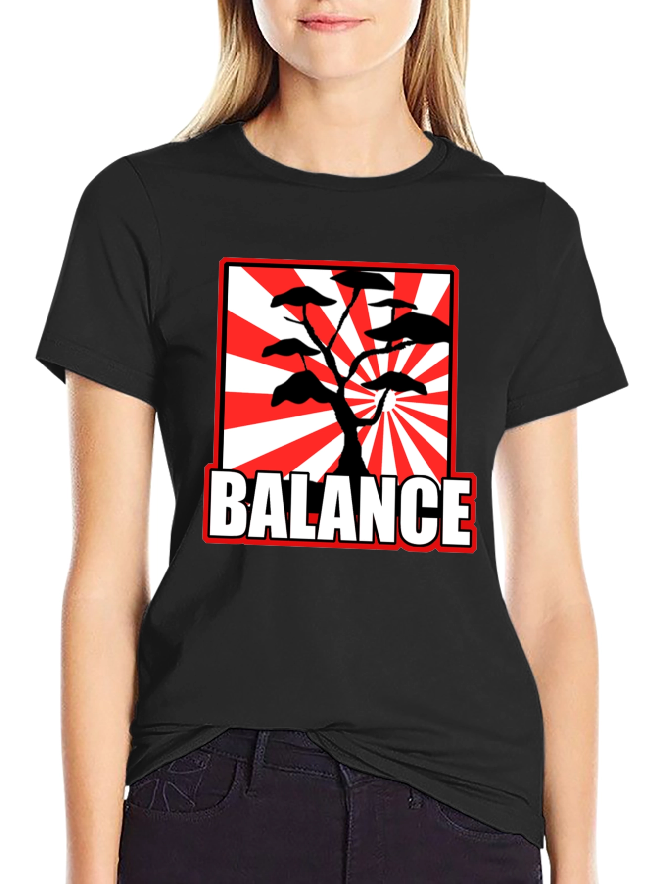 BALANCE Bonsai Tree T-Shirt - Japanese Style
