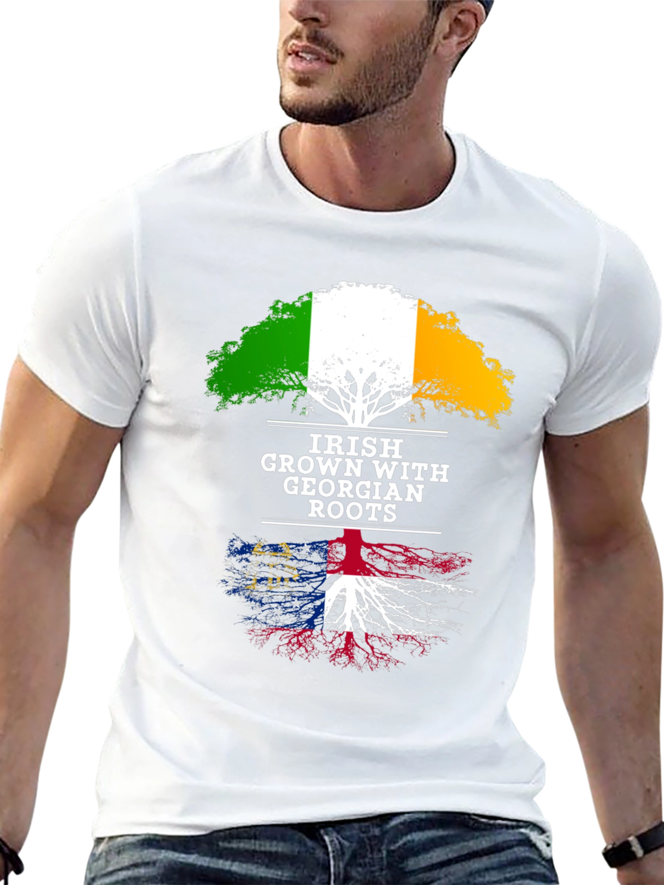 Irish Grown with Georgian Roots T-Shirt