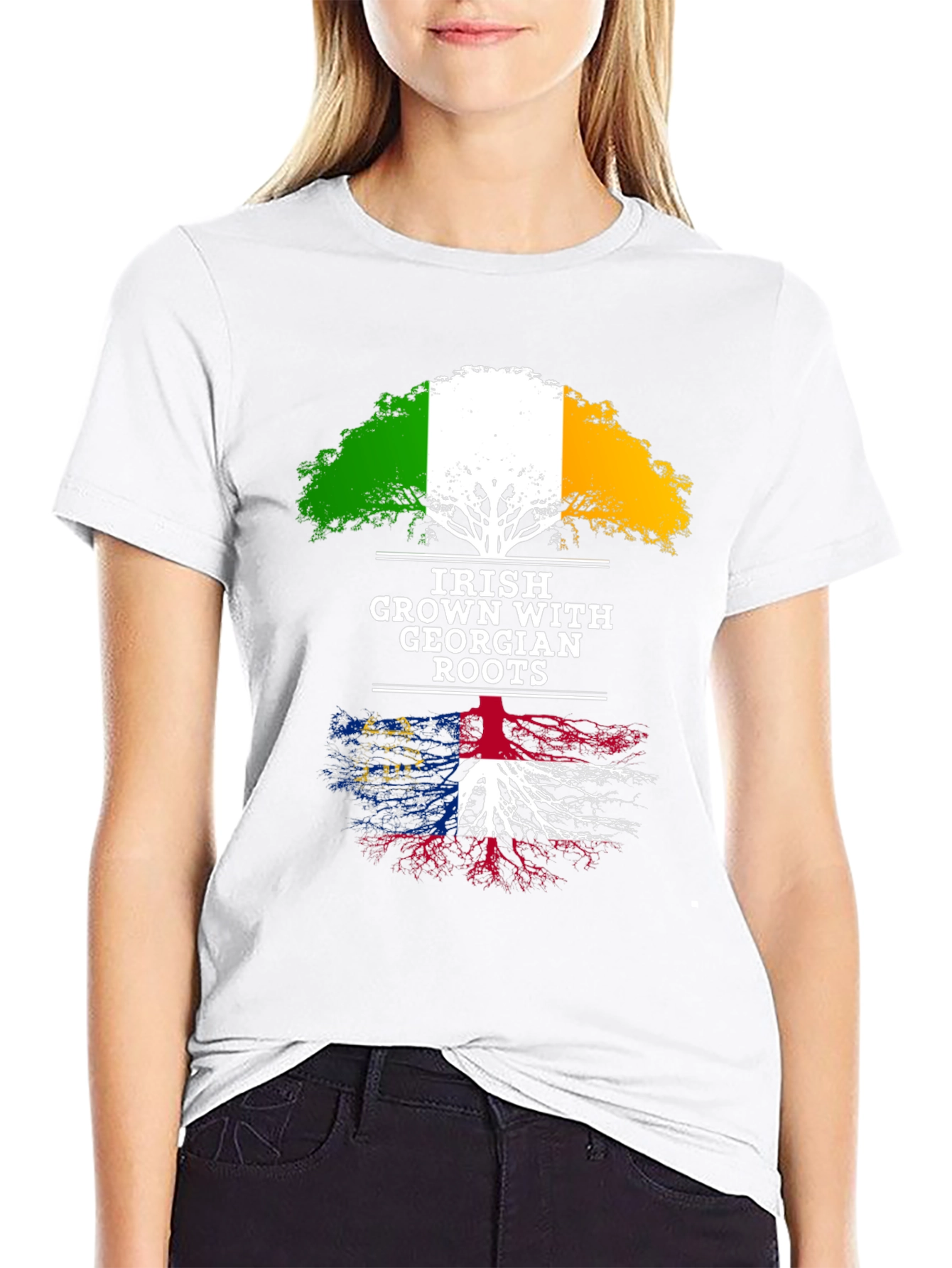 Irish Grown with Georgian Roots T-Shirt