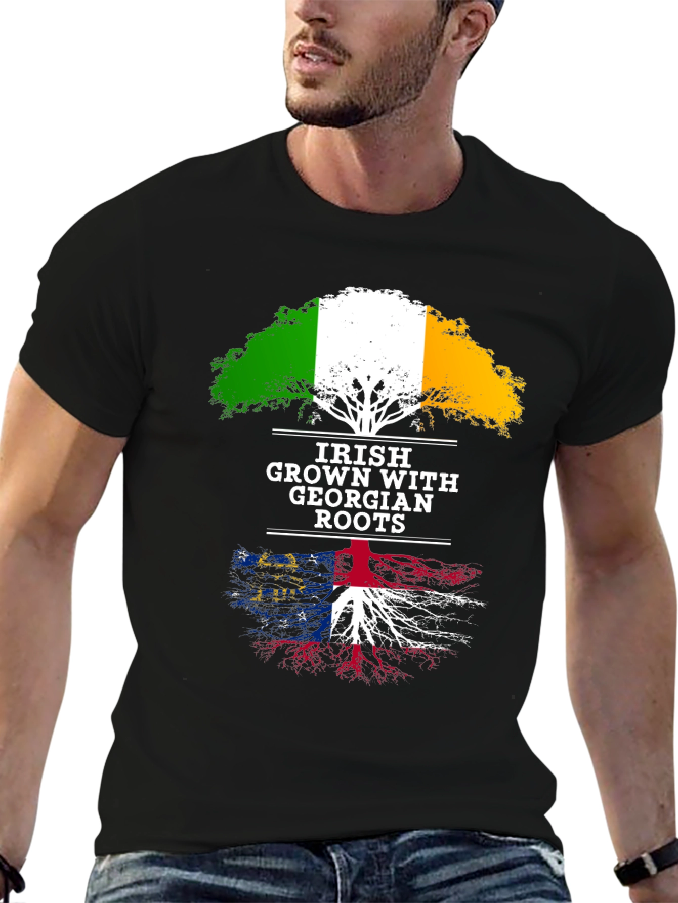 Irish Grown with Georgian Roots T-Shirt