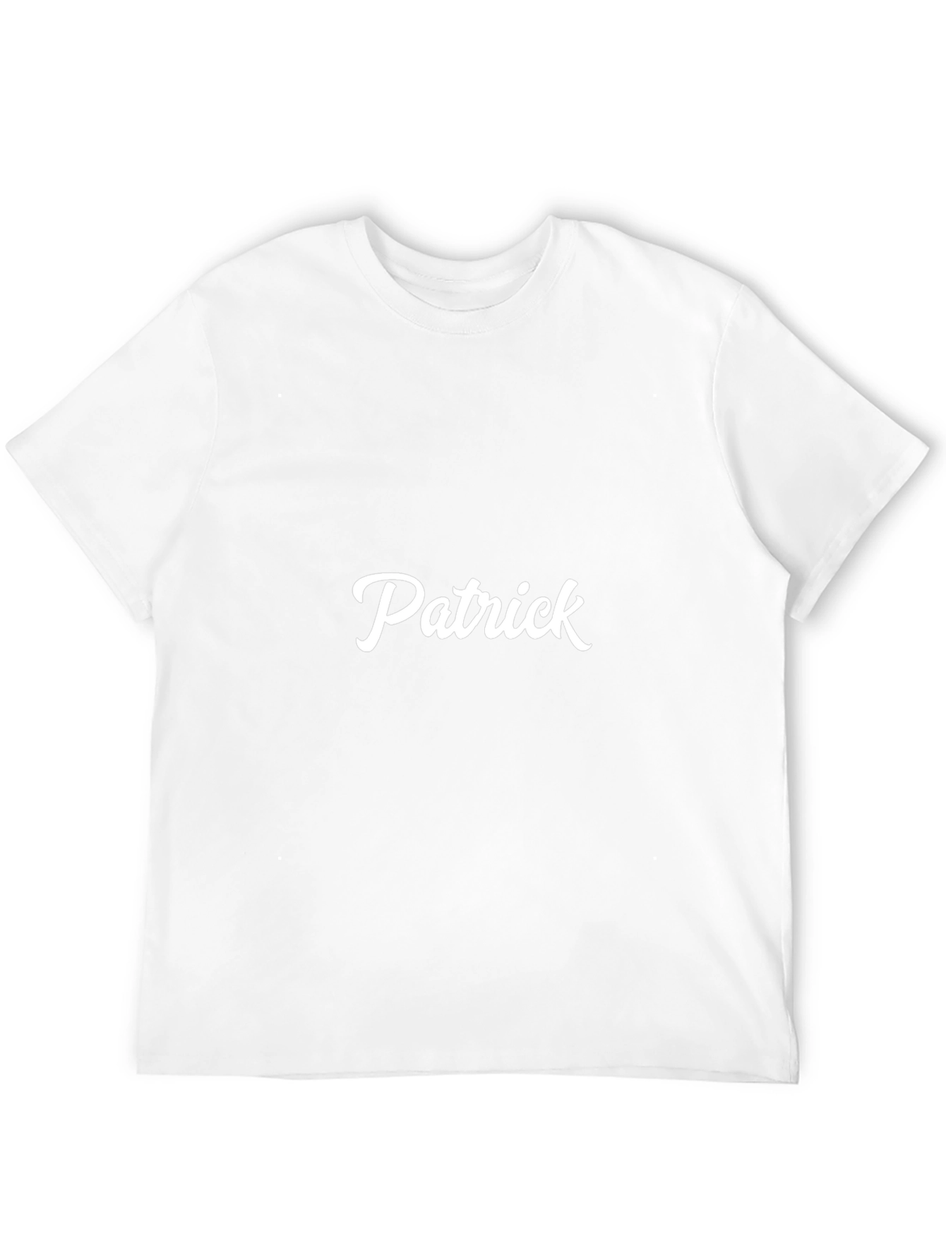 Personalized Patrick Black T-Shirt - Custom Name Tee