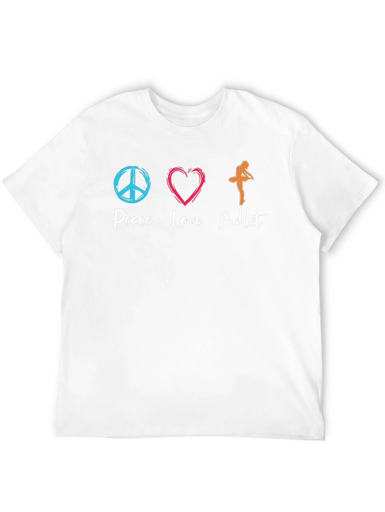 Peace Love Ballet Graphic T-Shirt
