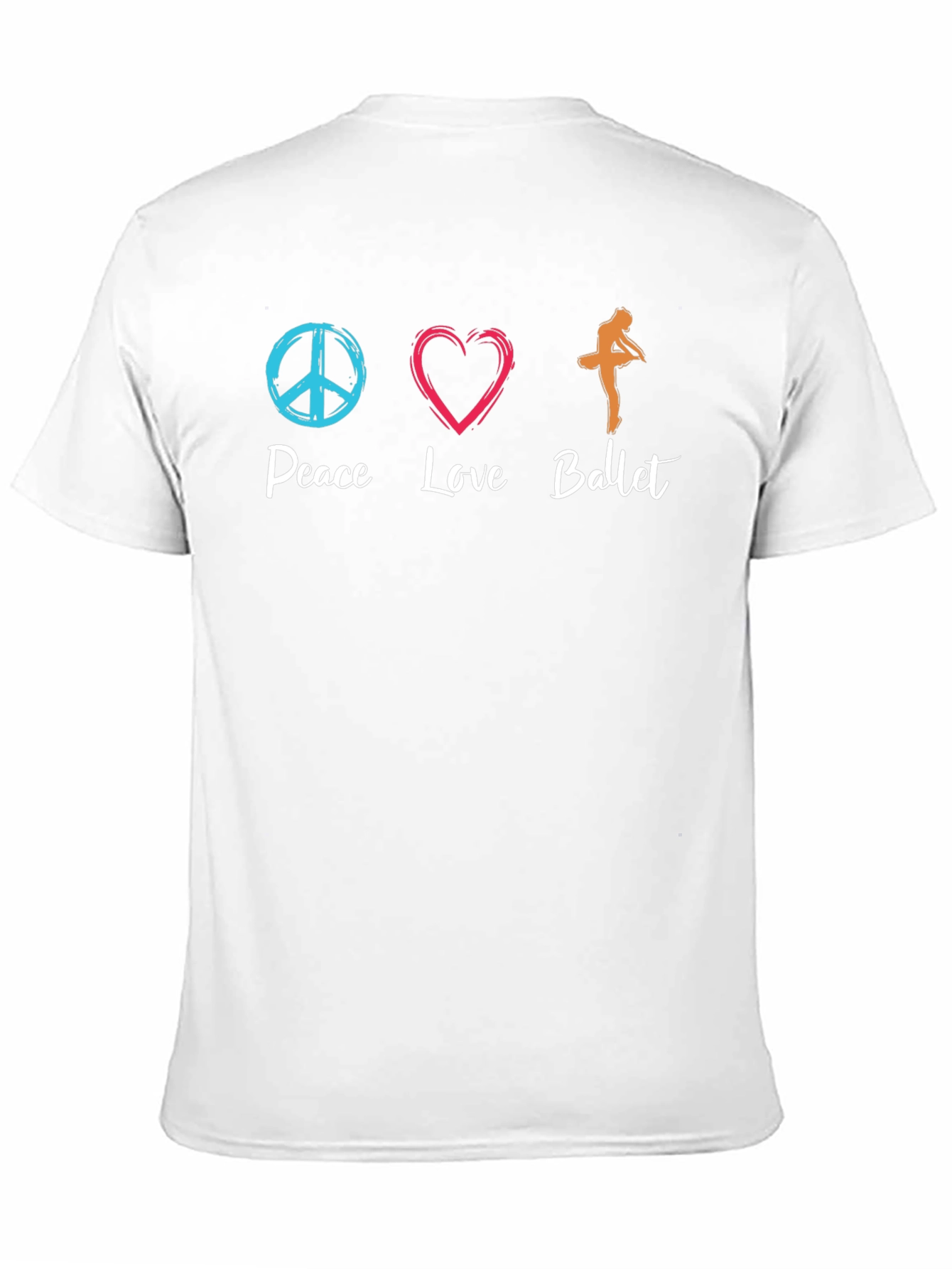 Peace Love Ballet Graphic T-Shirt