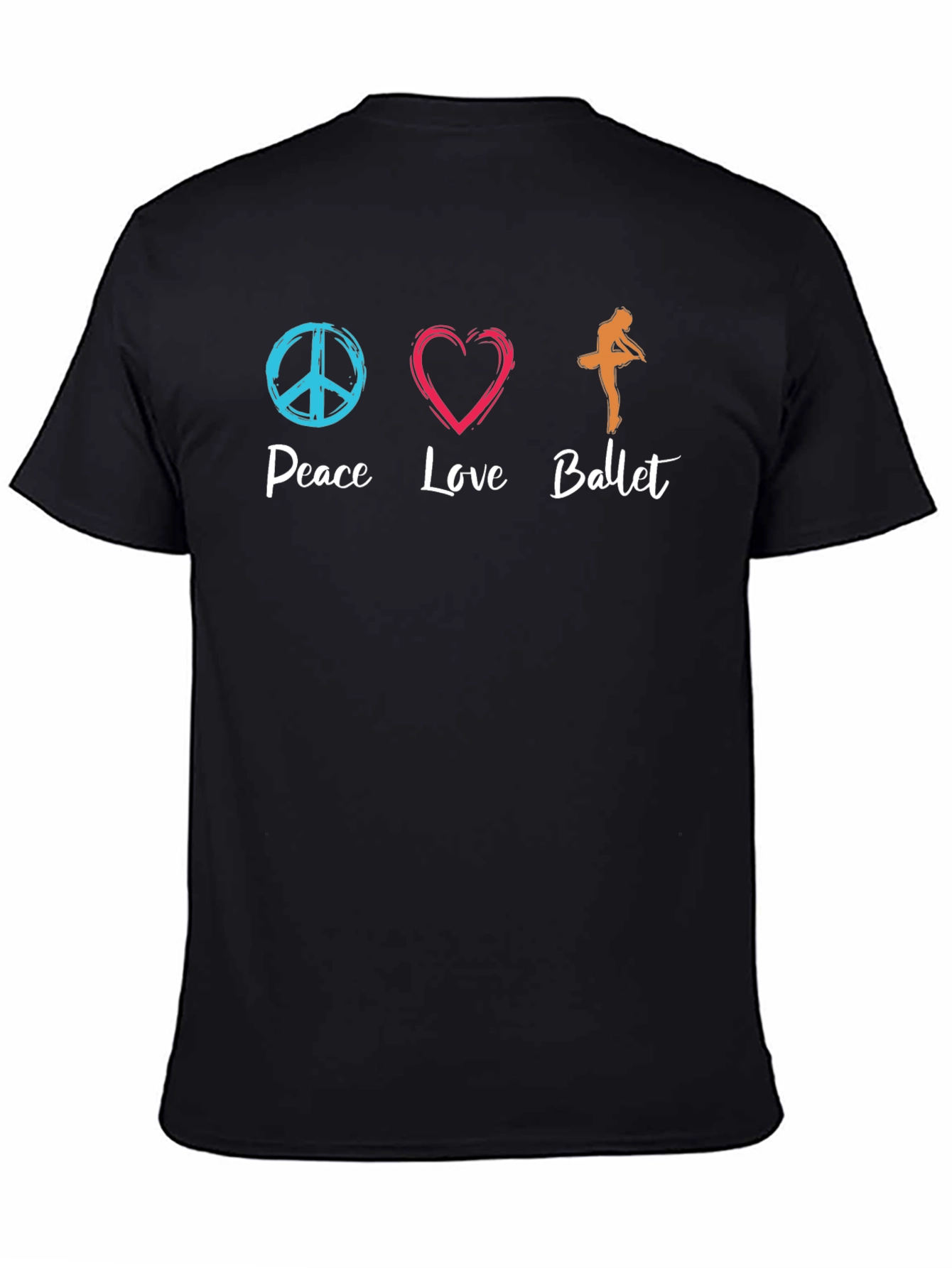 Peace Love Ballet Graphic T-Shirt