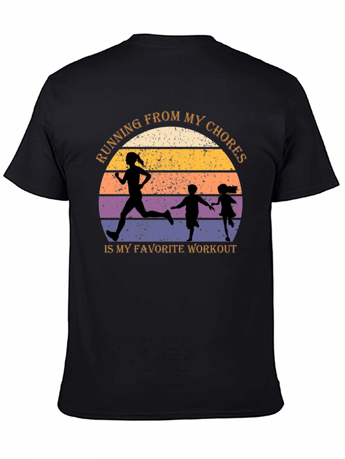 Running From My Chores Graphic Tee