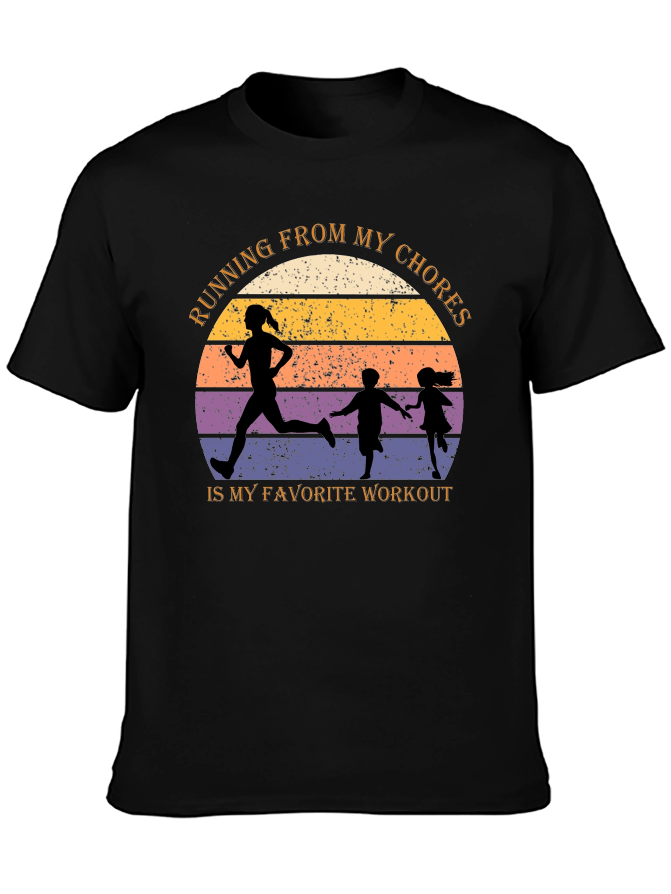 Running From My Chores Graphic Tee