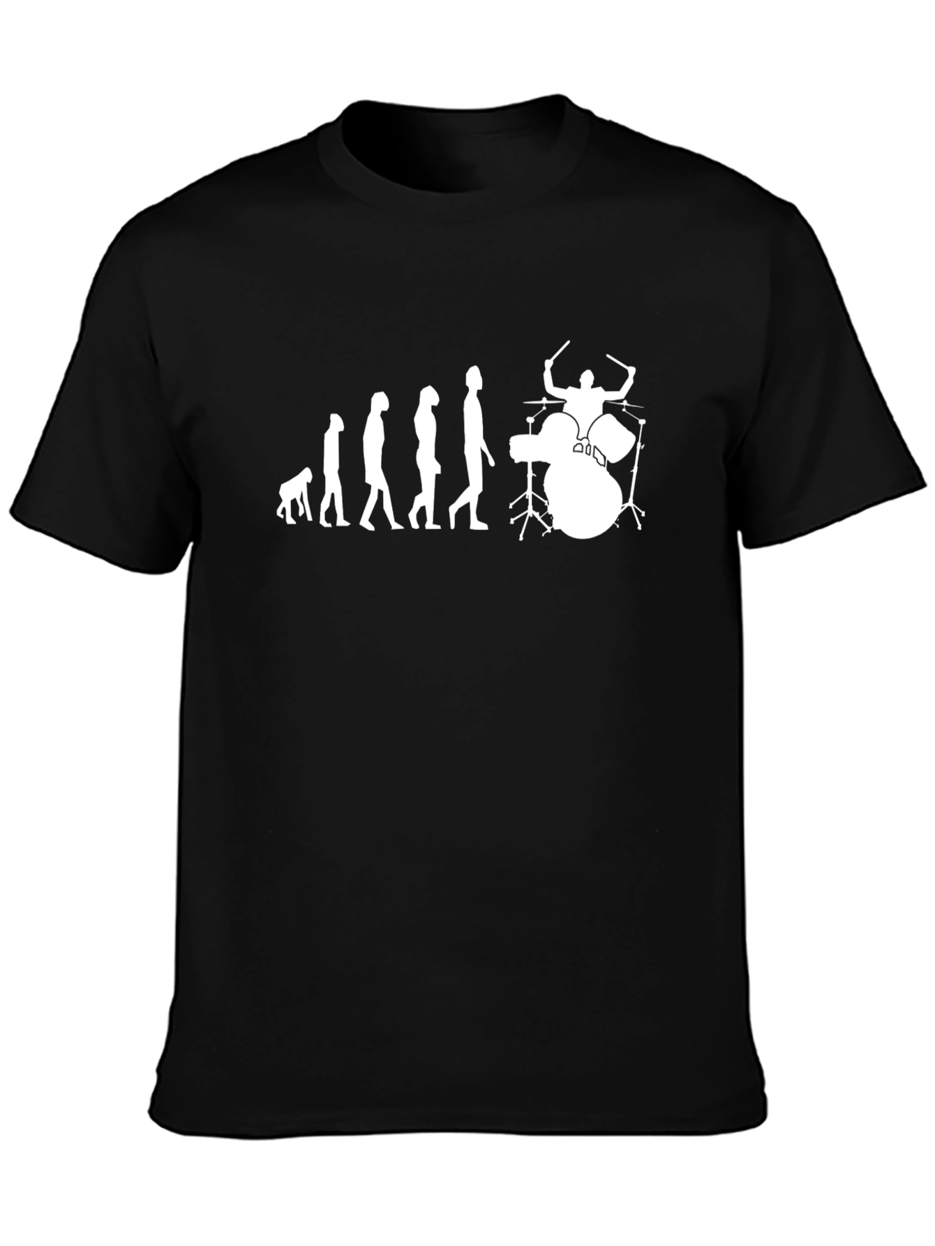Evolution of Drumming T-Shirt - Musician Gift