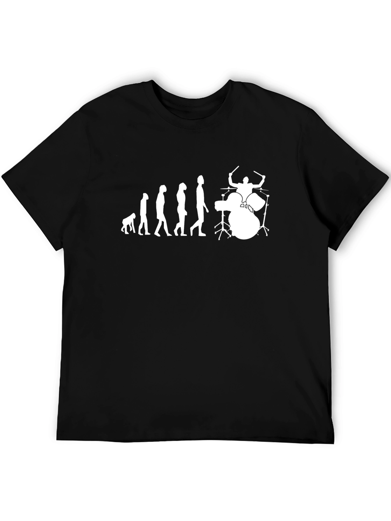 Evolution of Drumming T-Shirt - Musician Gift