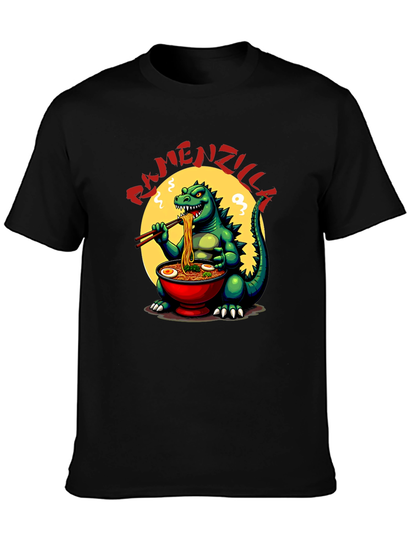 Ramenzilla Graphic T-Shirt - Godzilla Eats Ramen!