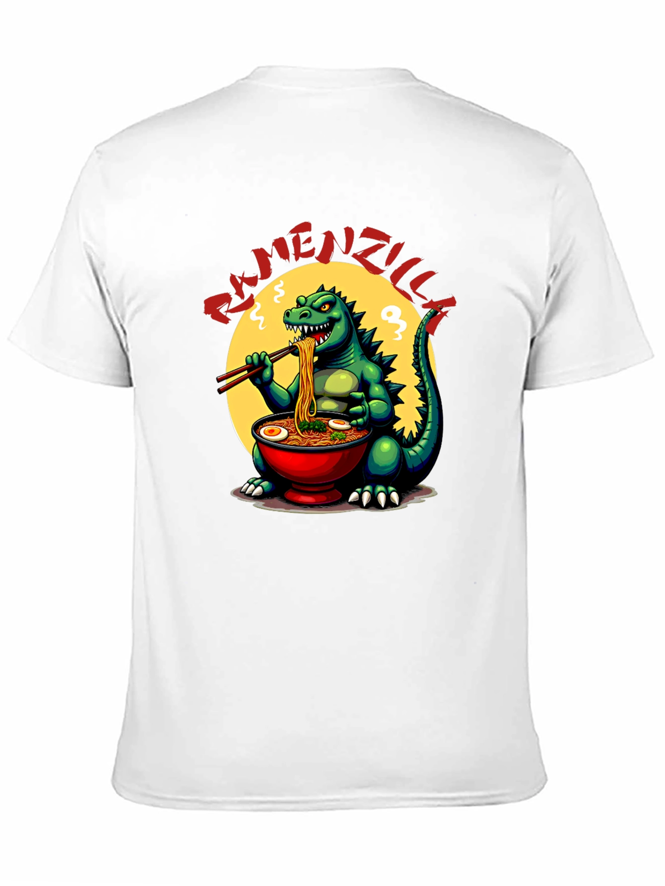 Ramenzilla Graphic T-Shirt - Godzilla Eats Ramen!