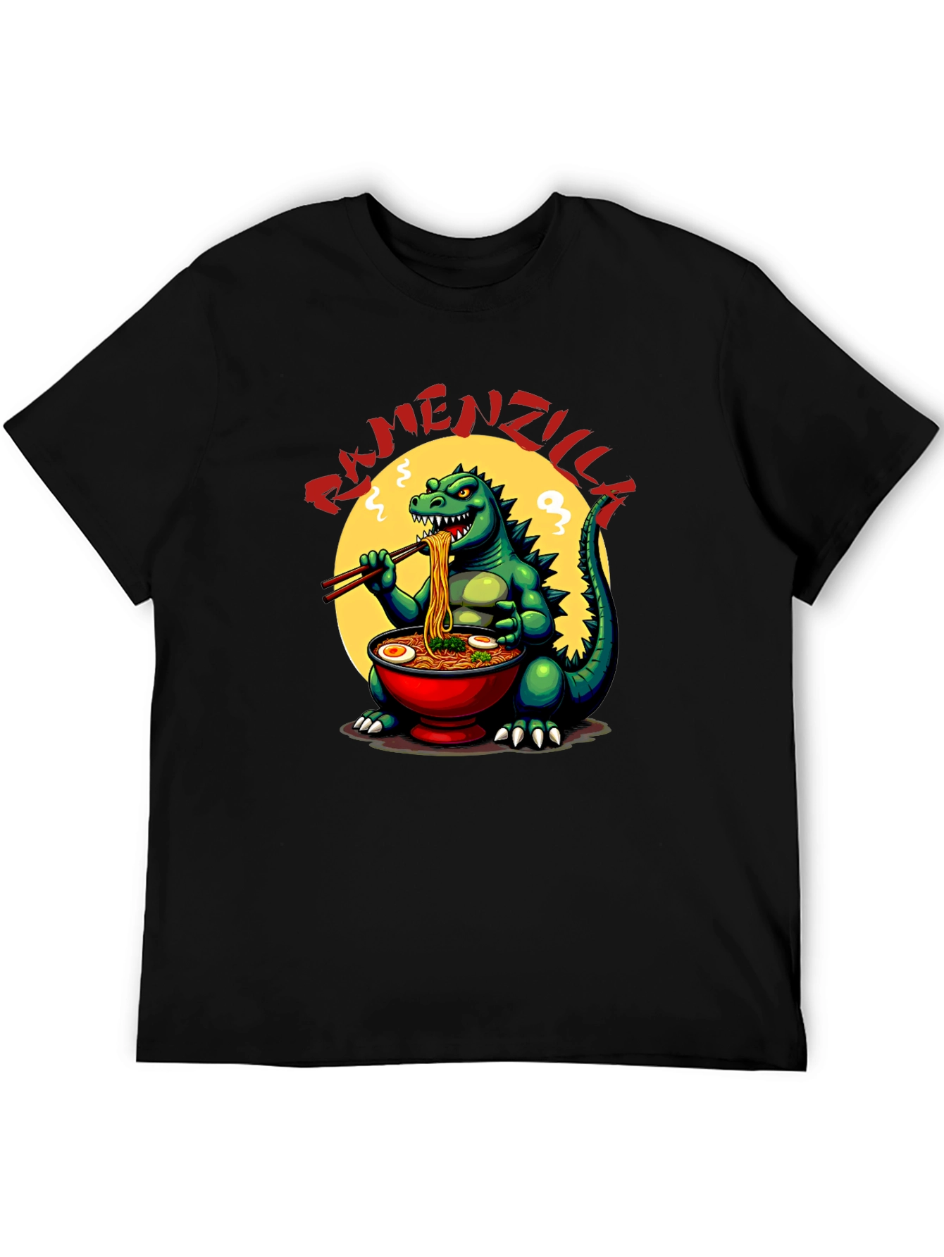 Ramenzilla Graphic T-Shirt - Godzilla Eats Ramen!