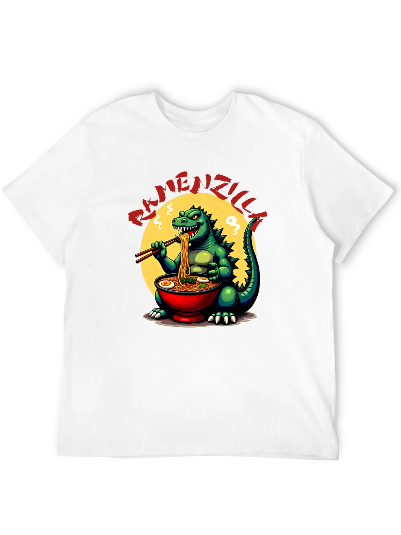 Ramenzilla Graphic T-Shirt - Godzilla Eats Ramen!