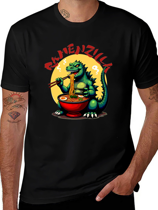 Ramenzilla Graphic T-Shirt - Godzilla Eats Ramen!
