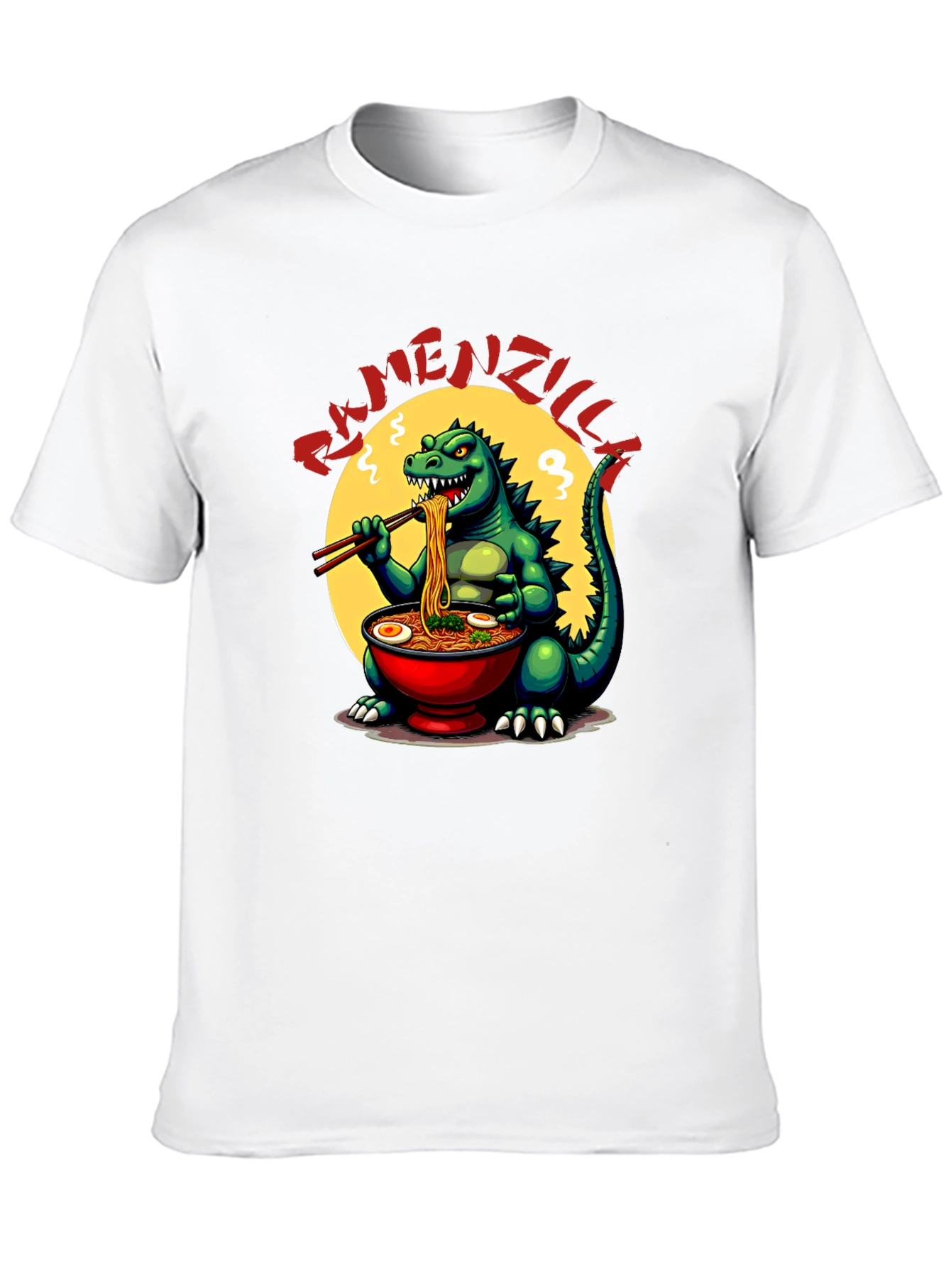 Ramenzilla Graphic T-Shirt - Godzilla Eats Ramen!