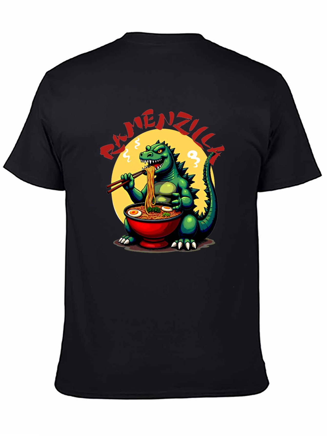 Ramenzilla Graphic T-Shirt - Godzilla Eats Ramen!