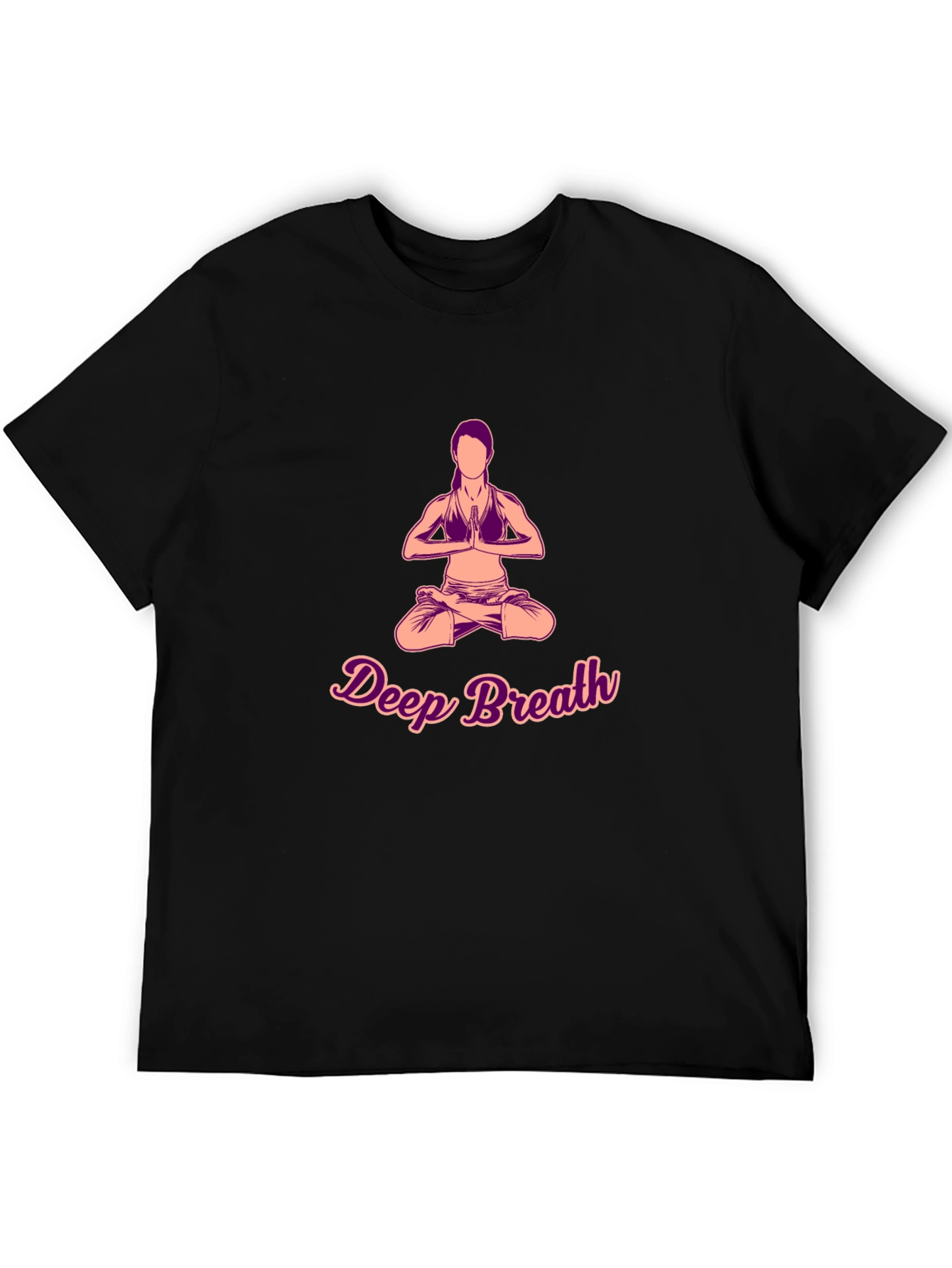 Deep Breath Yoga Graphic T-Shirt