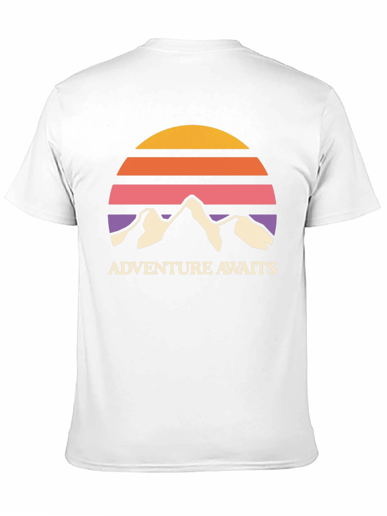 Adventure Awaits Retro Mountain T-Shirt