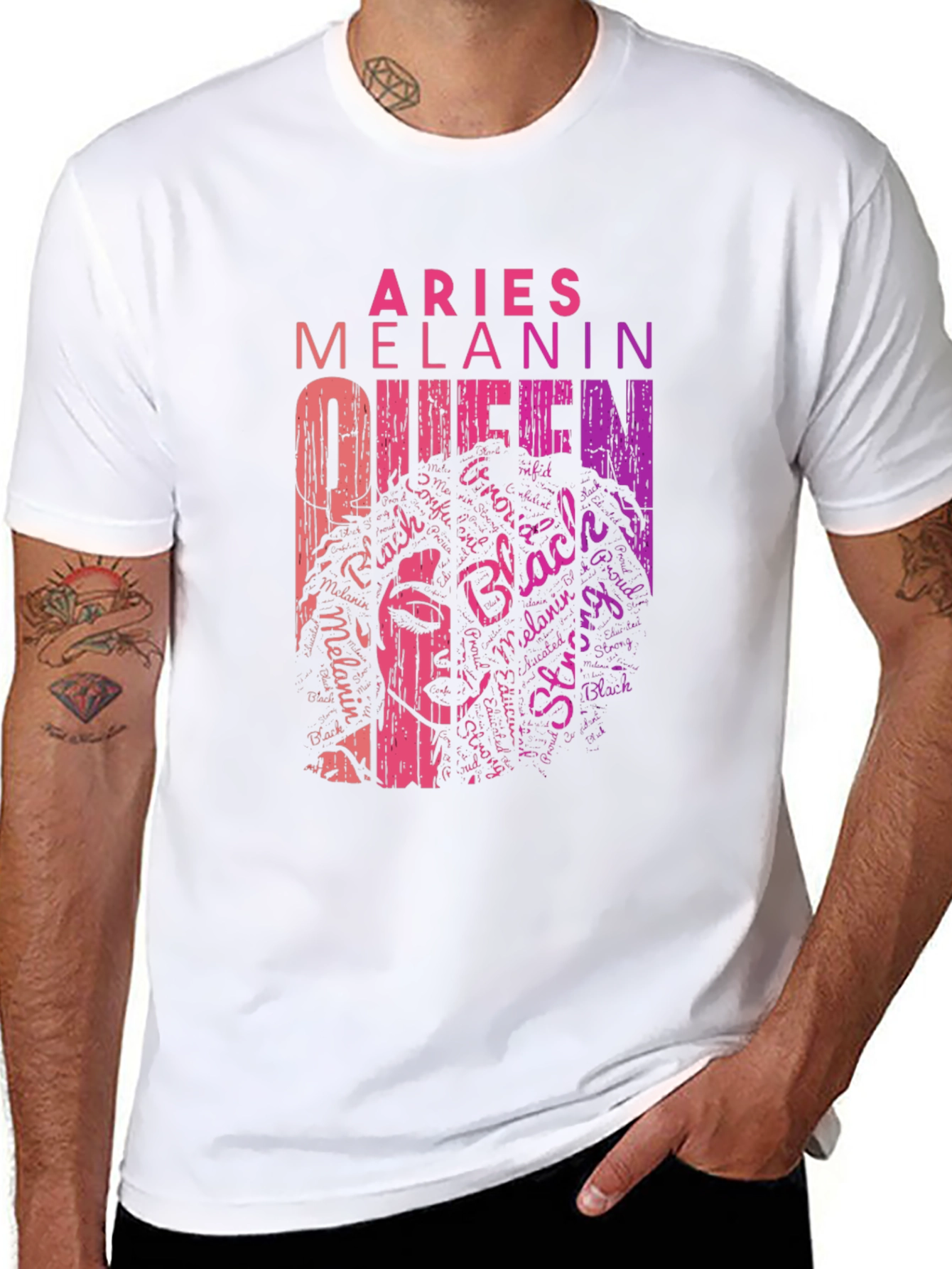 Aries Melanin Queen Graphic Tee