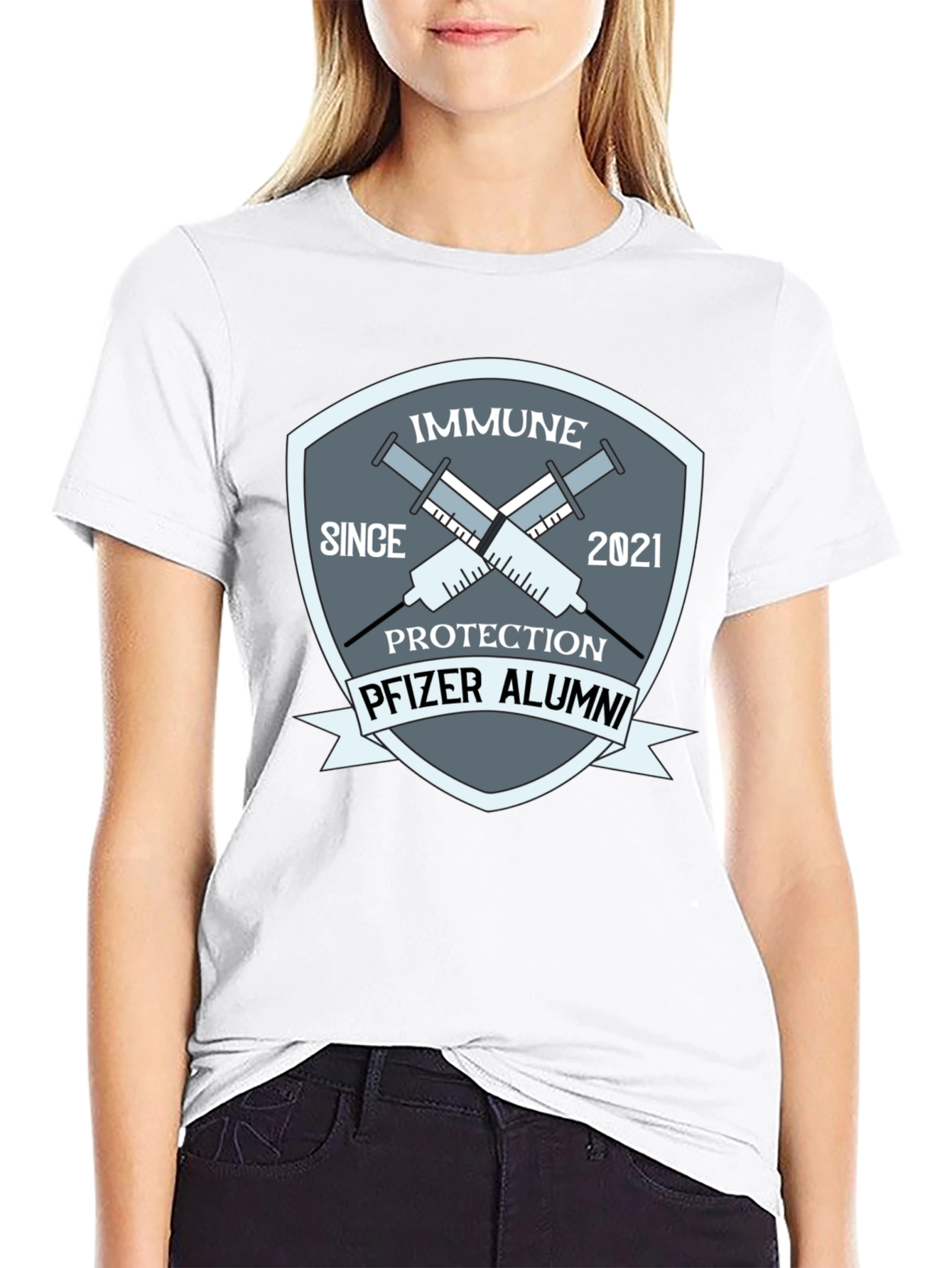 Immune Since 2021 Pfizer Alumni T-Shirt