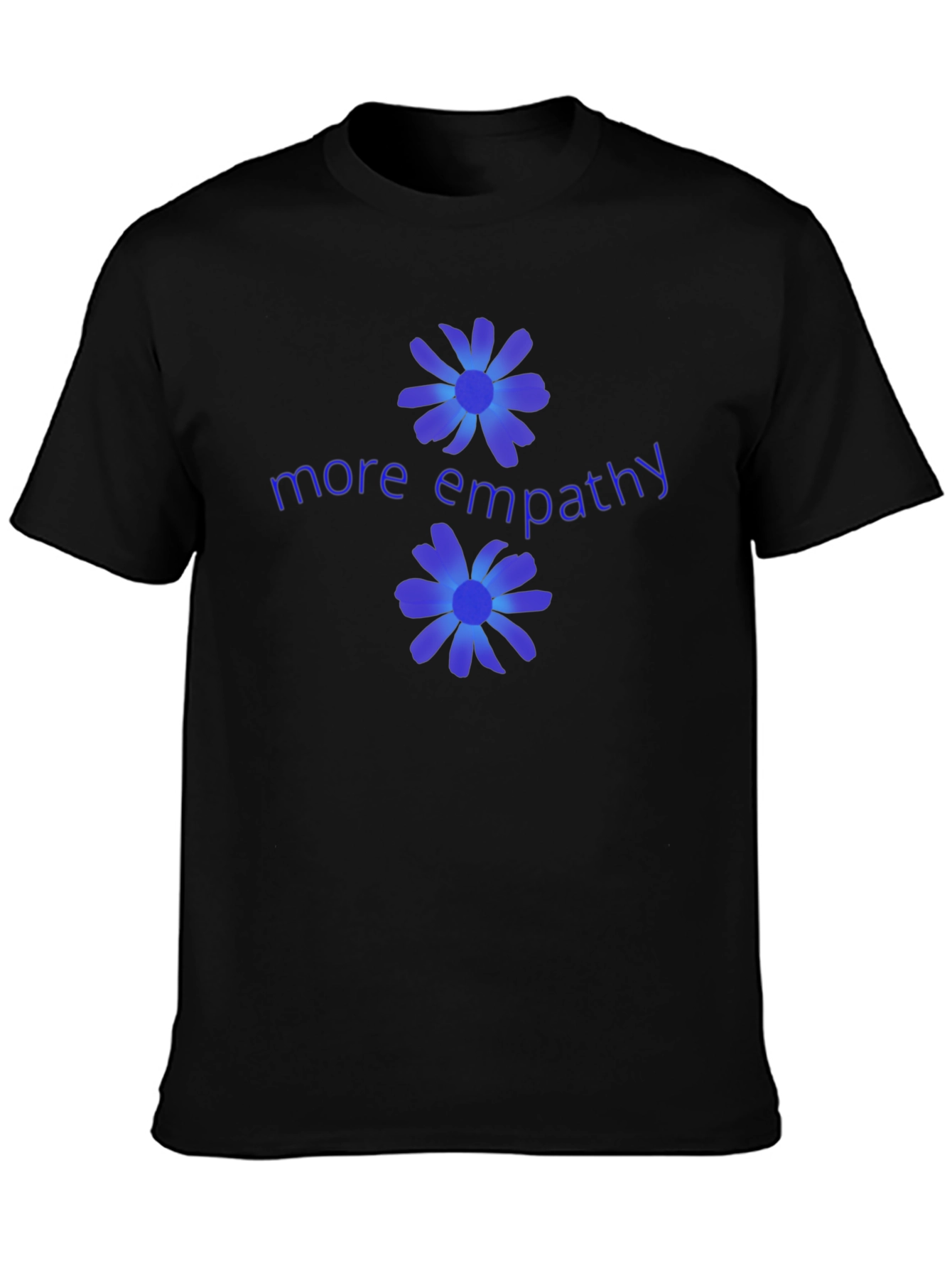 More Empathy Black Graphic T-Shirt