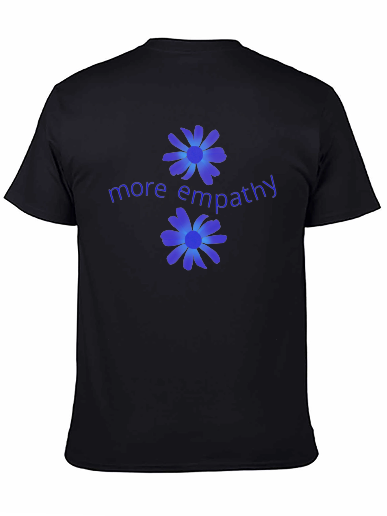 More Empathy Black Graphic T-Shirt