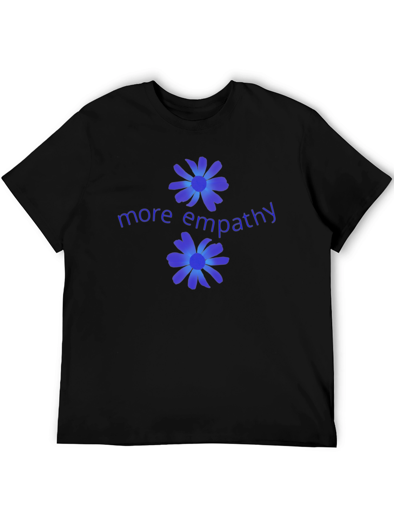 More Empathy Black Graphic T-Shirt