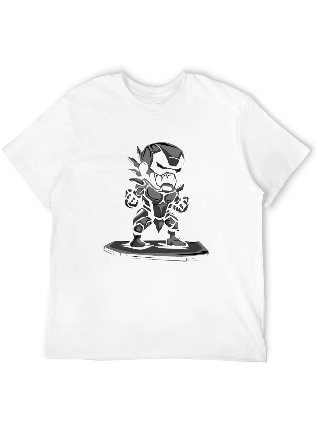 Heroic Robot Graphic Tee - Stylish Comfort
