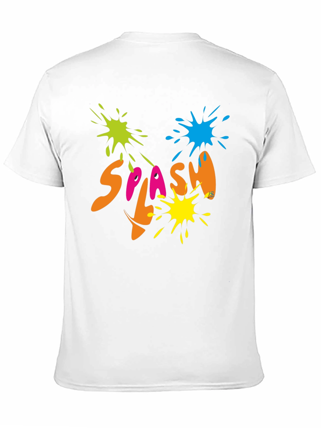 Splash Graphic Black T-Shirt