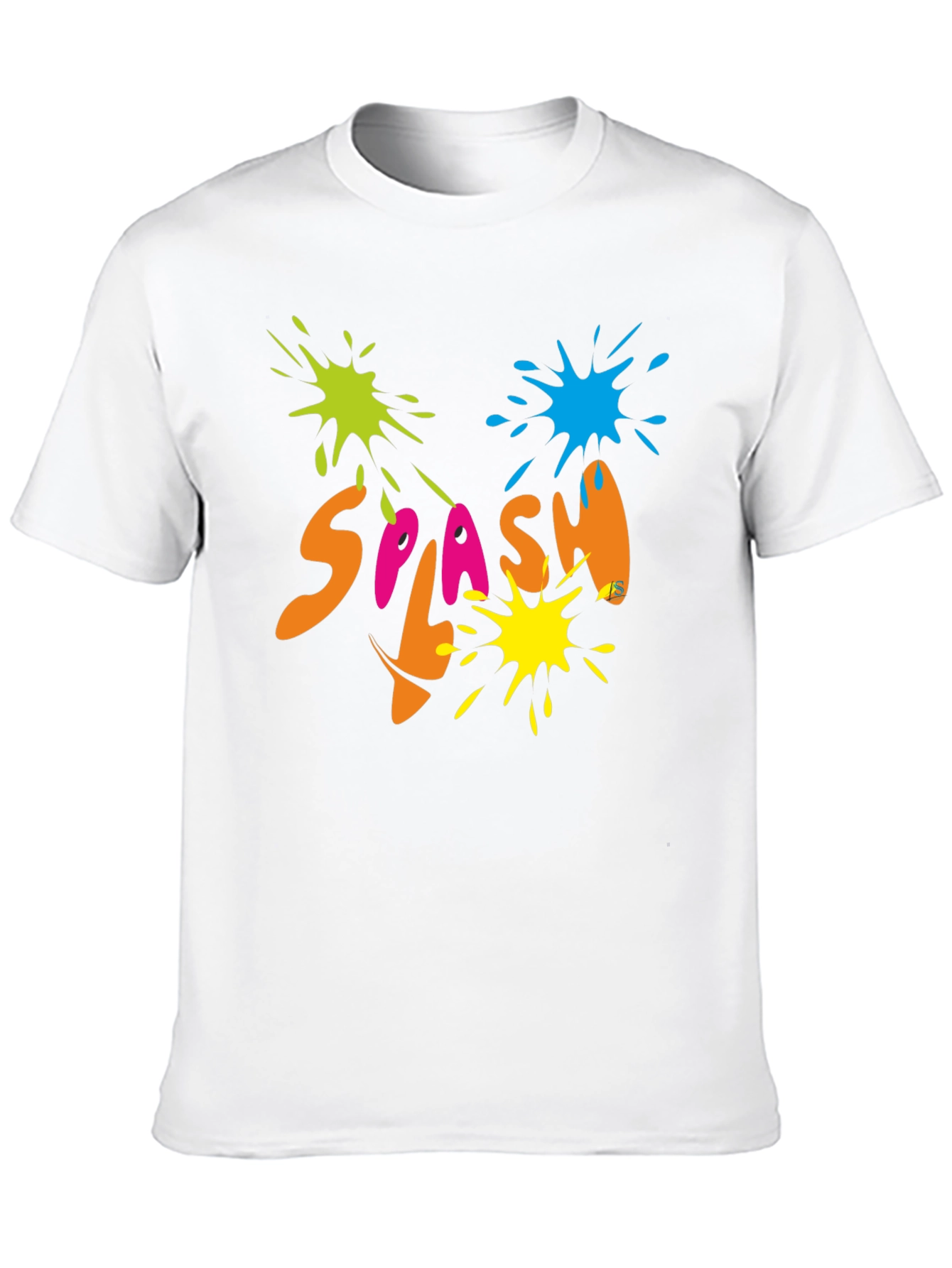 Splash Graphic Black T-Shirt